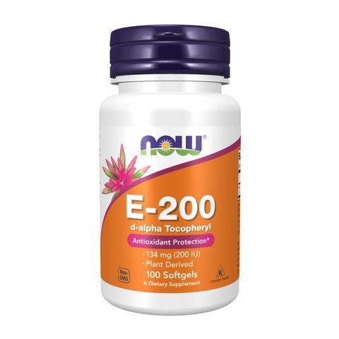 Vitamin E-200 D-Alpha Tocopheryl - 100 softgels 27851 фото