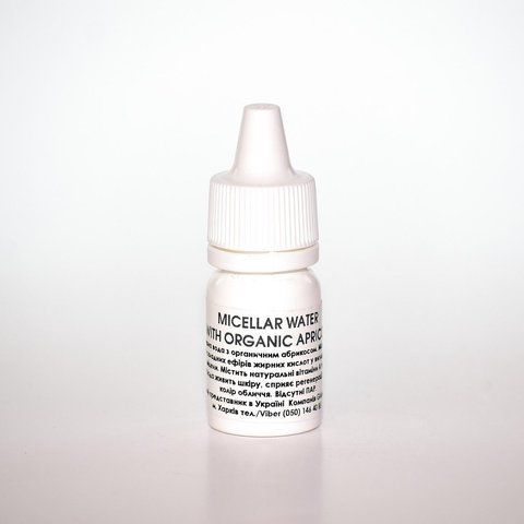 Міцелярна вода з органічним абрикосом Biotonale 10 ml (пробник) ВТ0012 фото