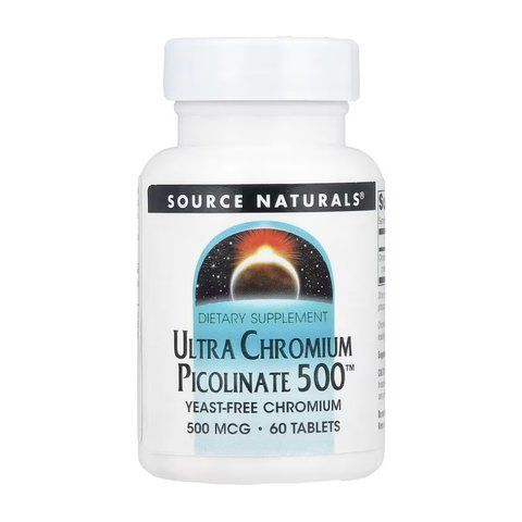 Ultra Chromium Picolinate 500&trade; 500 mcg - 60 tabs 30072 фото