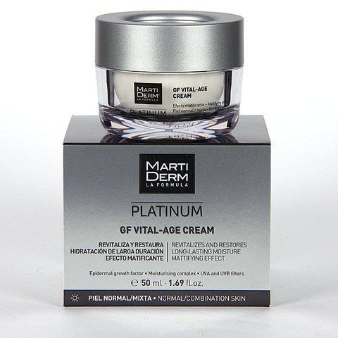 Мартидерм Крем для нормальной и комбинированной кожи лица MartiDerm Platinum Gf Vital Age Cream 50 мл MA011410 фото