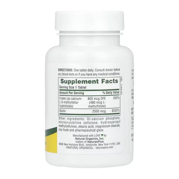 Biotin & Folate - 30 tabs 33720 фото