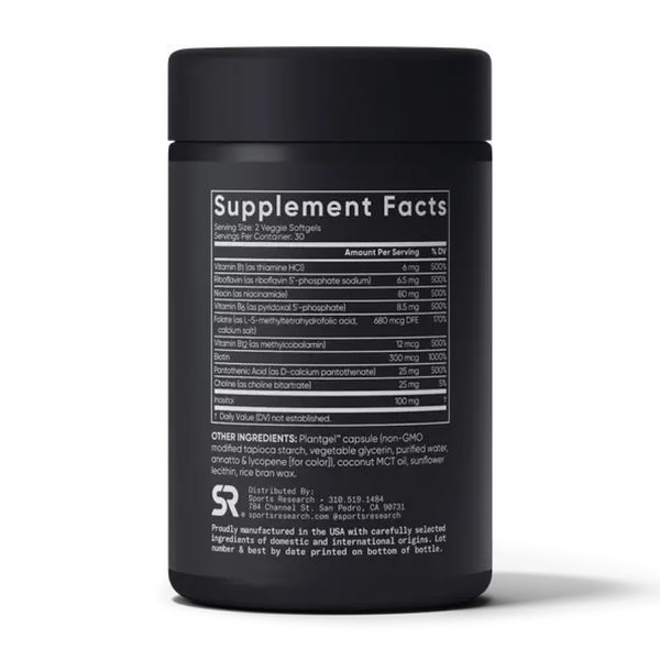 Vitamin B-Complex - 60 softgels 29168 фото