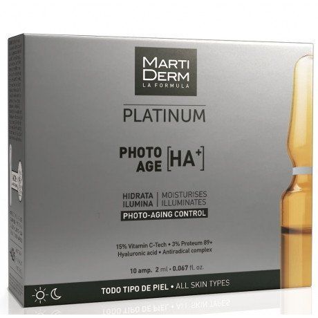 Мартидерм Антивозрастные Ампулы для лица Martiderm Platinum Photo-Age HA+ 10 шт MA013410 фото