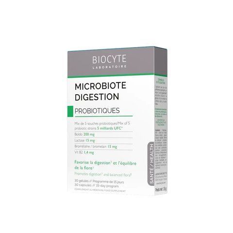 Biocyte MICROBIOTE DIGESTION Способствует пищеварению и балансу флоры BYMDIGG30 фото