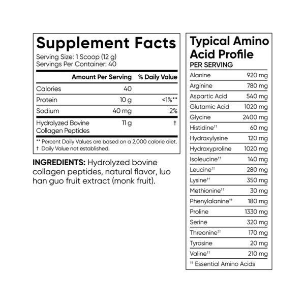 Collagen Peptides - 480g Vanilla Bean 29589 фото