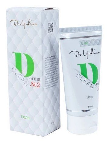 Гель лікувальний №2 для обличчя Derma-Clean Dr. Yudina 50 мл L380 фото