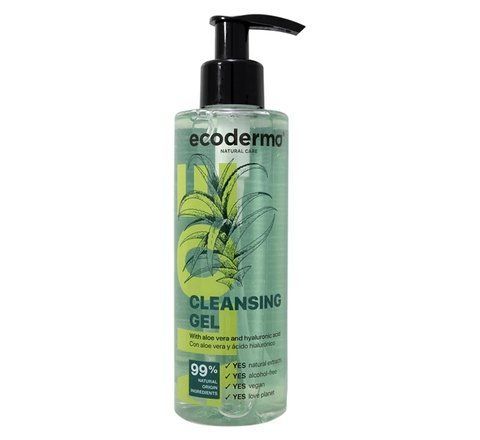 Гель для вмивання з алое вера та гіалуроновою кислотою Aloe & Hyaluronic Ecoderma, 200 мл 2884505774 фото