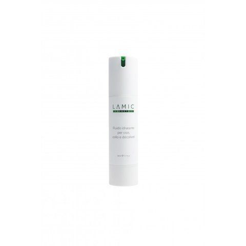 Lamic Cosmetici Флюїд зволожуючий для обличчя, шиї та декольте Fluido idratante per viso, collo e decollete 50 мл Lamic_31 фото