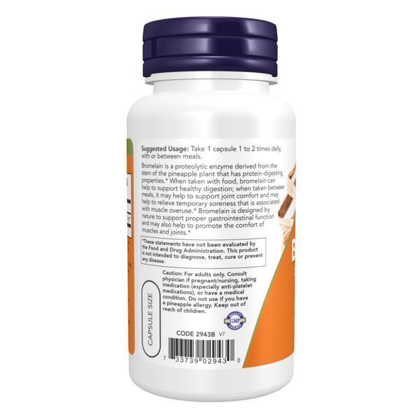 Bromelain 500mg - 60 vcaps 24692 фото