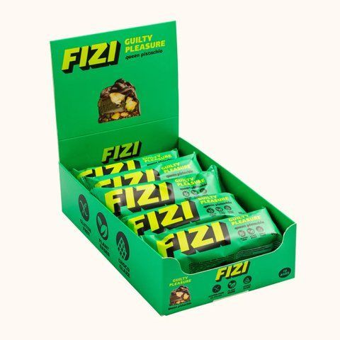 Fizi Protein Bar Guilty Pleasure - 10x45g Queen Pistachio 30753 фото