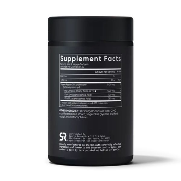 Vegan Omega-3 1400mg - 60 softgels 29594 фото