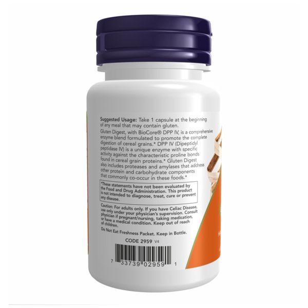Gluten Digest Enzymes - 60 vcaps 25690 фото