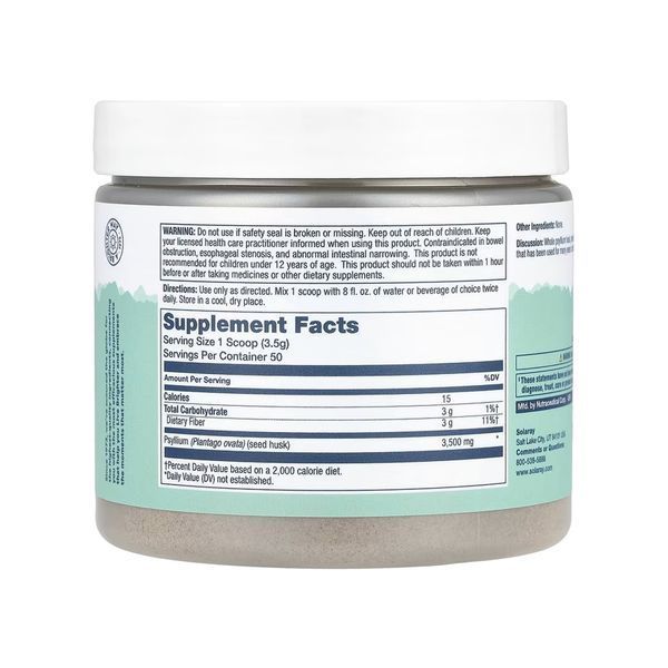 Psyllium Husk Fiber Powder - 175g Unflavored 30938 фото
