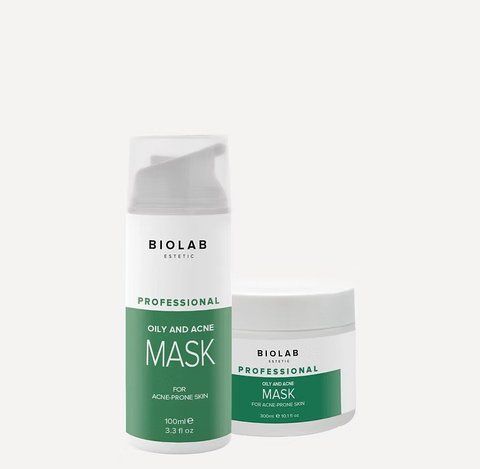Маска себорегулирующая с Каолином Oily and Acne Mask BIOLAB Estetic, 100 мл BIO2016 фото