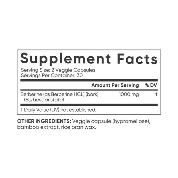 Berberine 500mg - 60 vcaps 29595 фото