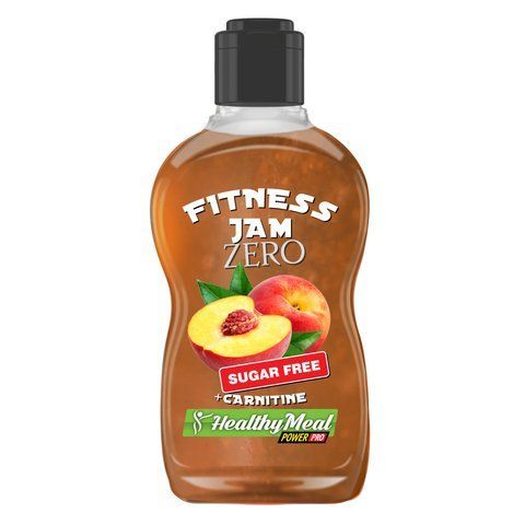 Fitnes Jam Sugar Free + L Carnitine - 200g Peach 24484 фото