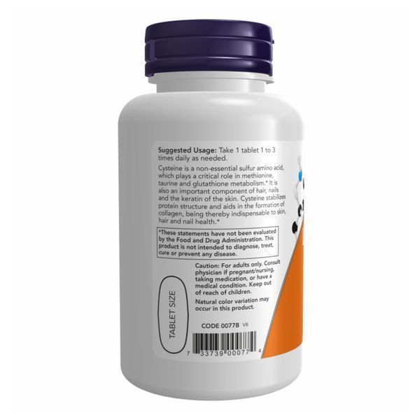 Cysteine 500mg - 100 tabs 22512 фото