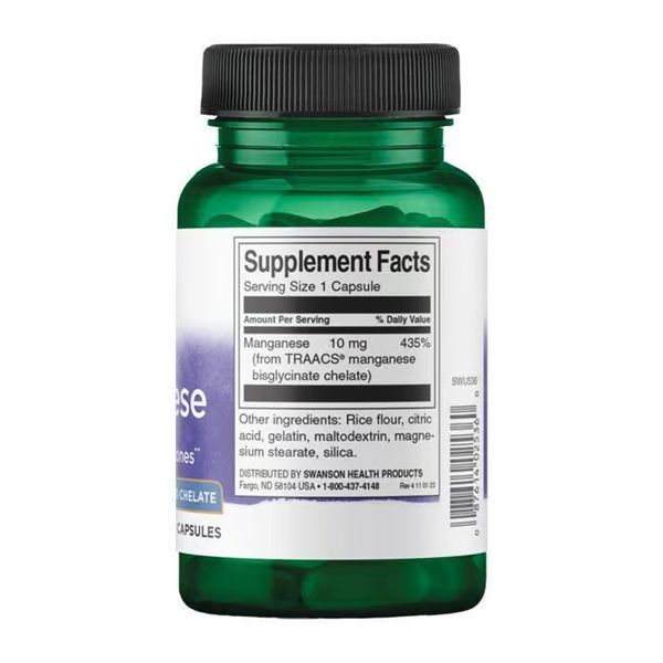 Albion Manganese 10mg - 180 caps 30956 фото