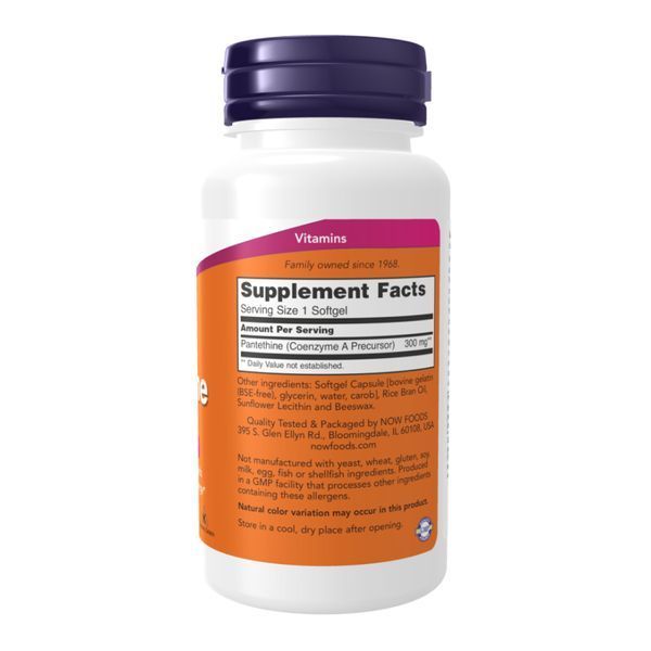 Pantethine 300 mg - 60 softgels 28847 фото