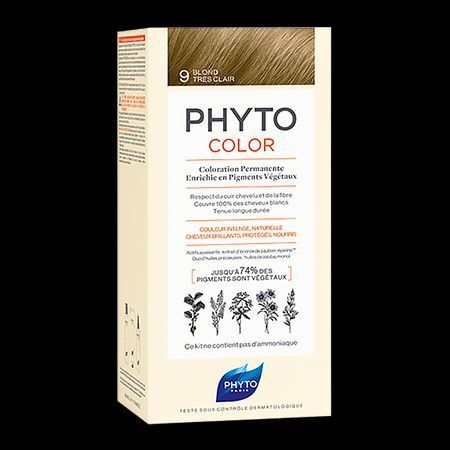 Фіто Фітоколор Безаміачна крем-фарба для волосся Phyto PhytoColor Coloration Permanente 9 Блондин 112 мл РН10015 фото