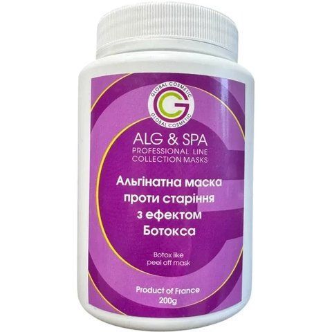 Альгинатная маска против старения кожи лица с эффектом Ботокса Botox Like Peel Off Mask ALG & SPA, 200г 2730069536 фото