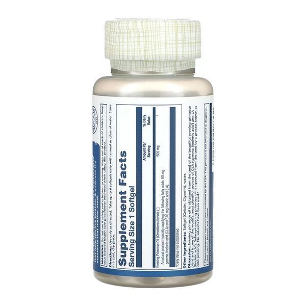 High Potency Evening Primrose 500mg - 90 softgels 31909 фото