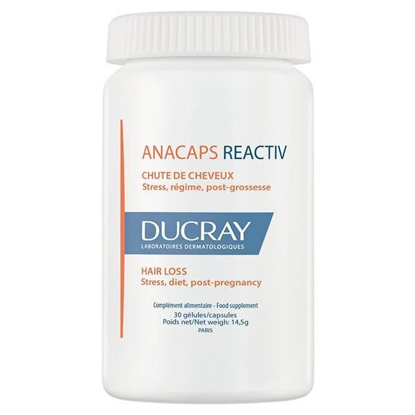 Дюкрэ Анакапс Реактив Капсулы для укрепления волос и ногтей Ducray Anacaps Reactiv Complement alimentaire 30 254310 фото