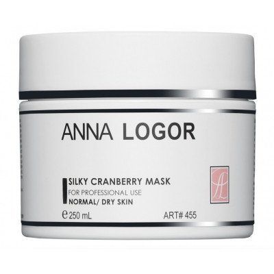 Шовкова зволожувальна маска з екстрактом журавлини Anna Logor Silky Cranberry Mask 250 мл AL455 фото