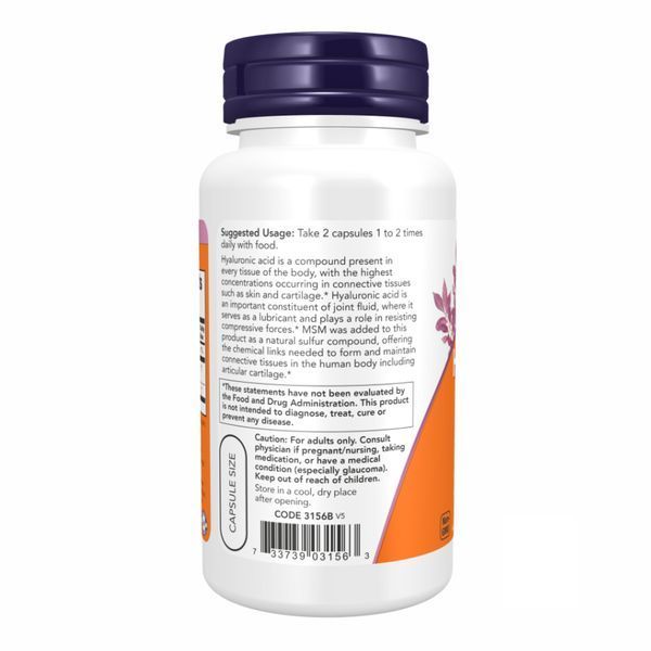 Hyaluronic Acid 50 mg - 60vcaps 18435 фото