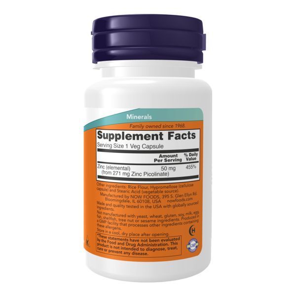 Zinc Picolinate 50mg - 120 vcaps 13072 фото