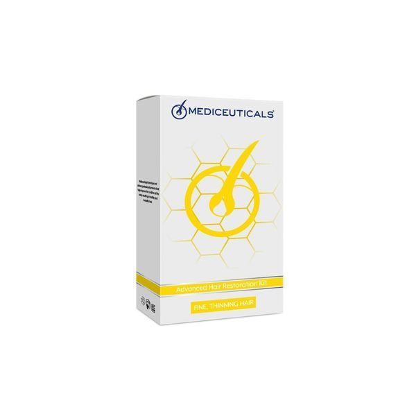 Набір проти випадіння та стоншення волосся у чоловіків Advanced Hair Restoration Kit Mediceuticals, 2х250 мл +125 мл 2815750323 фото