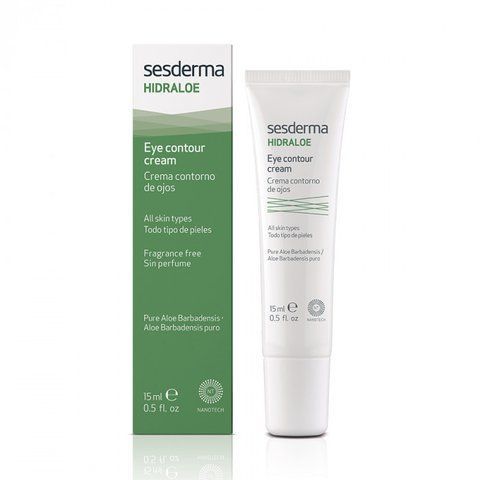 Сесдерма Hidraloe Крем-контур зволожуючий для зони навколо очей Sesderma Hidraloe Eye contour cream, 15 мл 40002610 фото