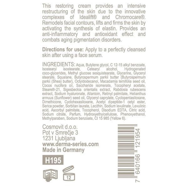 Регенеруючий анти-ейдж крем з ліфтинговим ефектом RENEW LIFTING CREAM DERMA SERIES 50 мл DS 023 фото