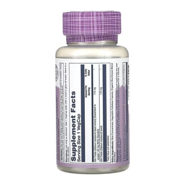 Milk Thistle Seed Extract 175mg - 60 vcaps 32097 фото