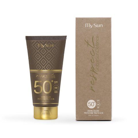 Солнцезащитный крем для лица и тела SPF50 Respect Global Sun Defense MySun, 150 мл MS007 фото