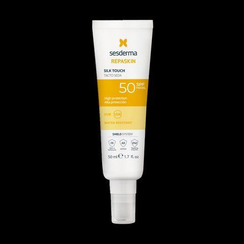 Сесдерма Солнцезащитный крем для лица Sesderma Repaskin Silk Touch SPF 50, 50 мл 40008199 фото
