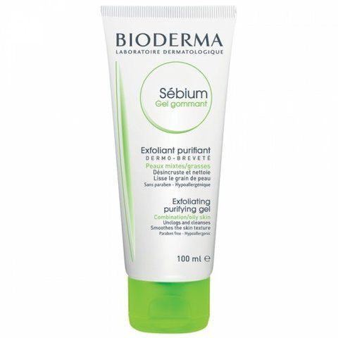 Біодерма Себіум Гель-скраб Гомман Bioderma Sebium Exfoliating Purifying Gel 100 мл 028625 фото