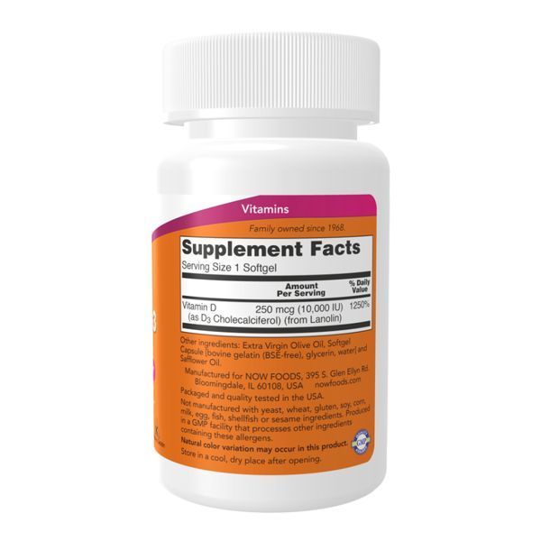VIT D-3 10,000 IU - 240 sgels 22525 фото