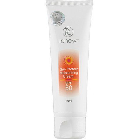 Renew Крем сонцезахисний зволожувальний SPF 50 SUN PROTECT MOISTURIZING CREAM SPF 50 80 мл RENEWSPF50 фото