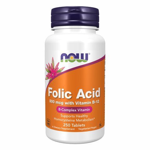 Folic Acid 800mcg - 250 tabs 25798 фото
