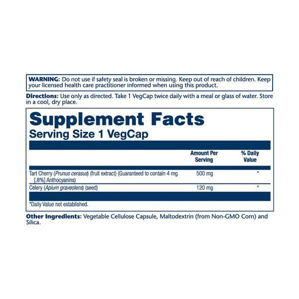 Tart Cherry & Celery Seed 620mg - 60 caps 30771 фото