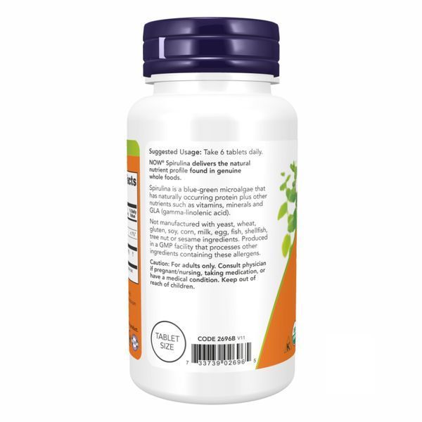 Spirulina 500 mg - 200 tabs 22055 фото