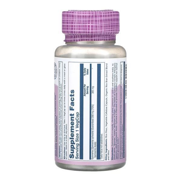 Gymnema 385mg - 60 vcaps 31974 фото