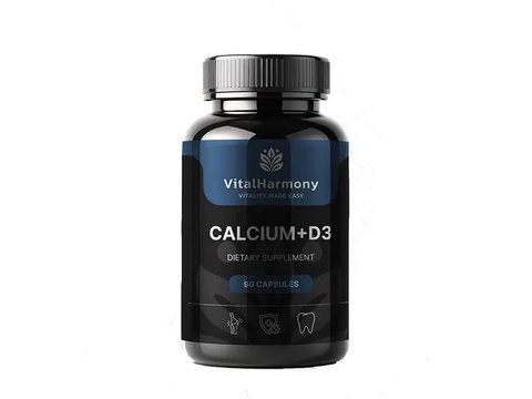 Кальций + D3, Calcium + D3 VitalHarmony, 90 капсул 2655868339 фото