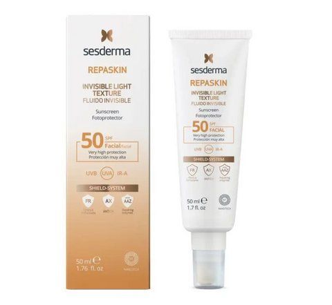 Сесдерма Сонцезахисний флюїд для обличчя Sesderma Repaskin Invisible Fluid SPF 50, 50 мл 40005609 фото