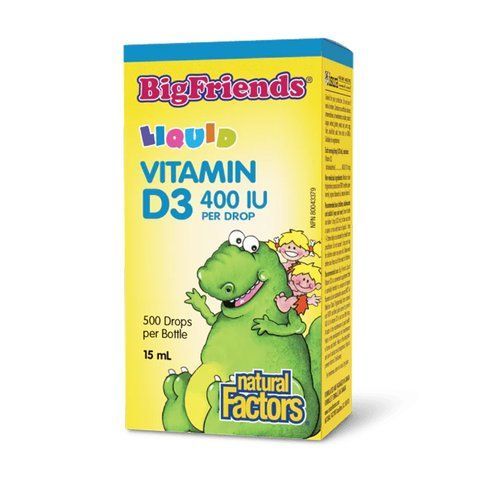 BigFriends Liquid Vitamin D3 400 IU - 15ml 31731 фото