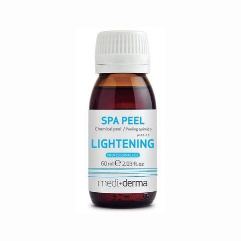 СПА пілінг освітлюючий у формі в/с розчину SPA Peel Lightening pH 0,5 - 1,5 Medi+derma, 60 мл 40000873 фото