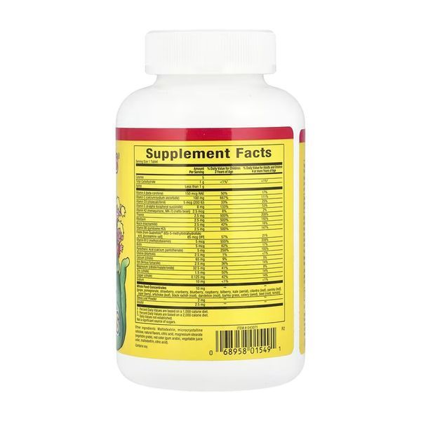 BigFriends Chewable Multivitamin & Minerals - 60 tabs 31732 фото