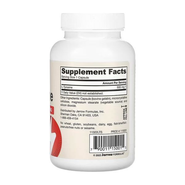 L-Tyrosine 500 mg - 100 caps 31426 фото