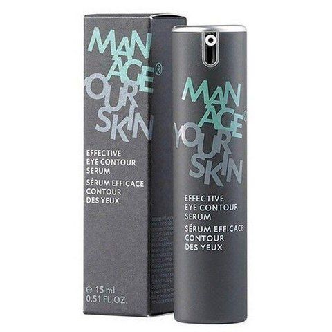 Сироватка для шкіри навколо очей для чоловіків Effective Eye Contour Serum Dr.Spiller, 15 мл 107239 фото